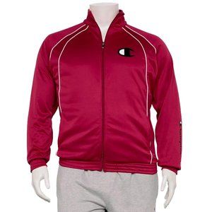 NEW Champion Tricot Track Jacket! 2XB 3XB 4XB 2XLT 3XLT 4XLT  Red  White Details
